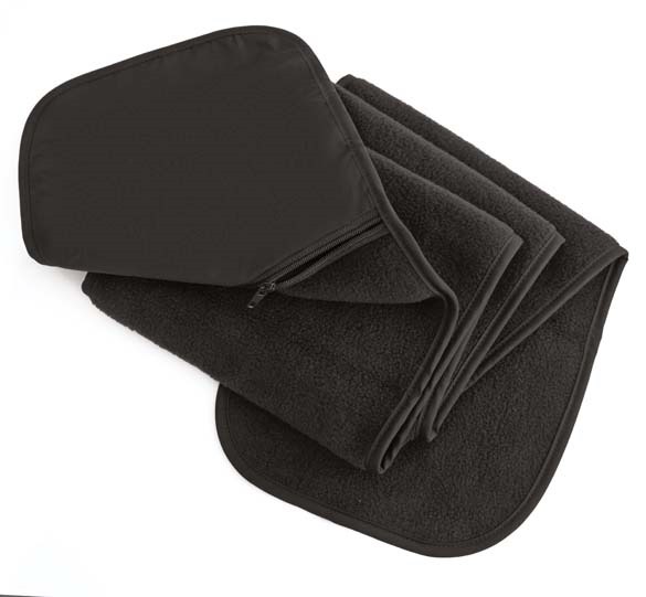 Polartherm™ fleece scarf with zip pocket