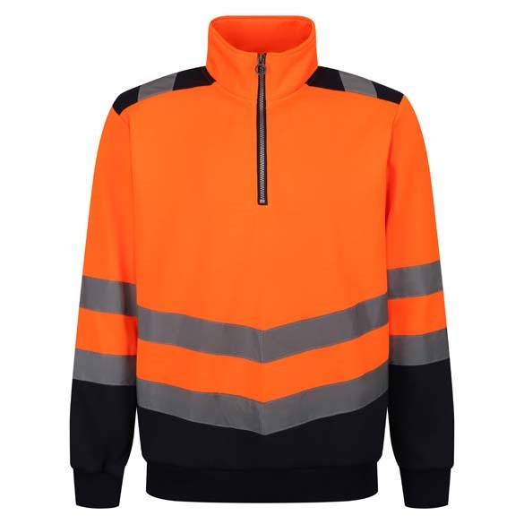 Pro hi-vis 1/4-zip sweatshirt