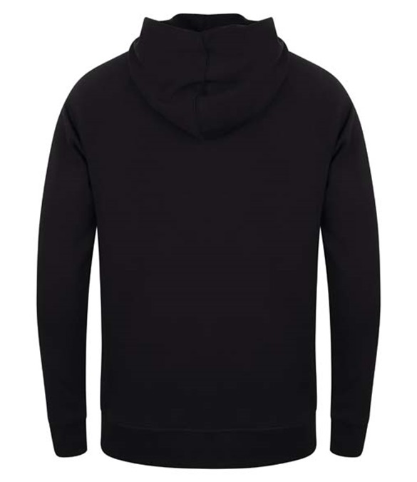 Unisex slim-fit zip-through hoodie