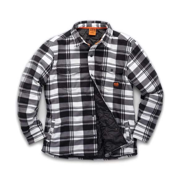 Worker padded checked shirt