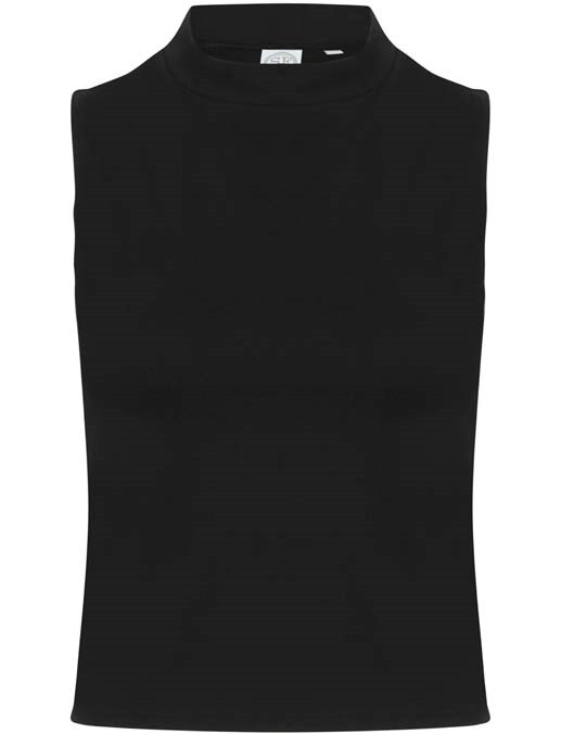 Women&#39;s high neck crop vest