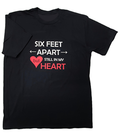 Men's '6ft Apart' T-Shirt - Printed